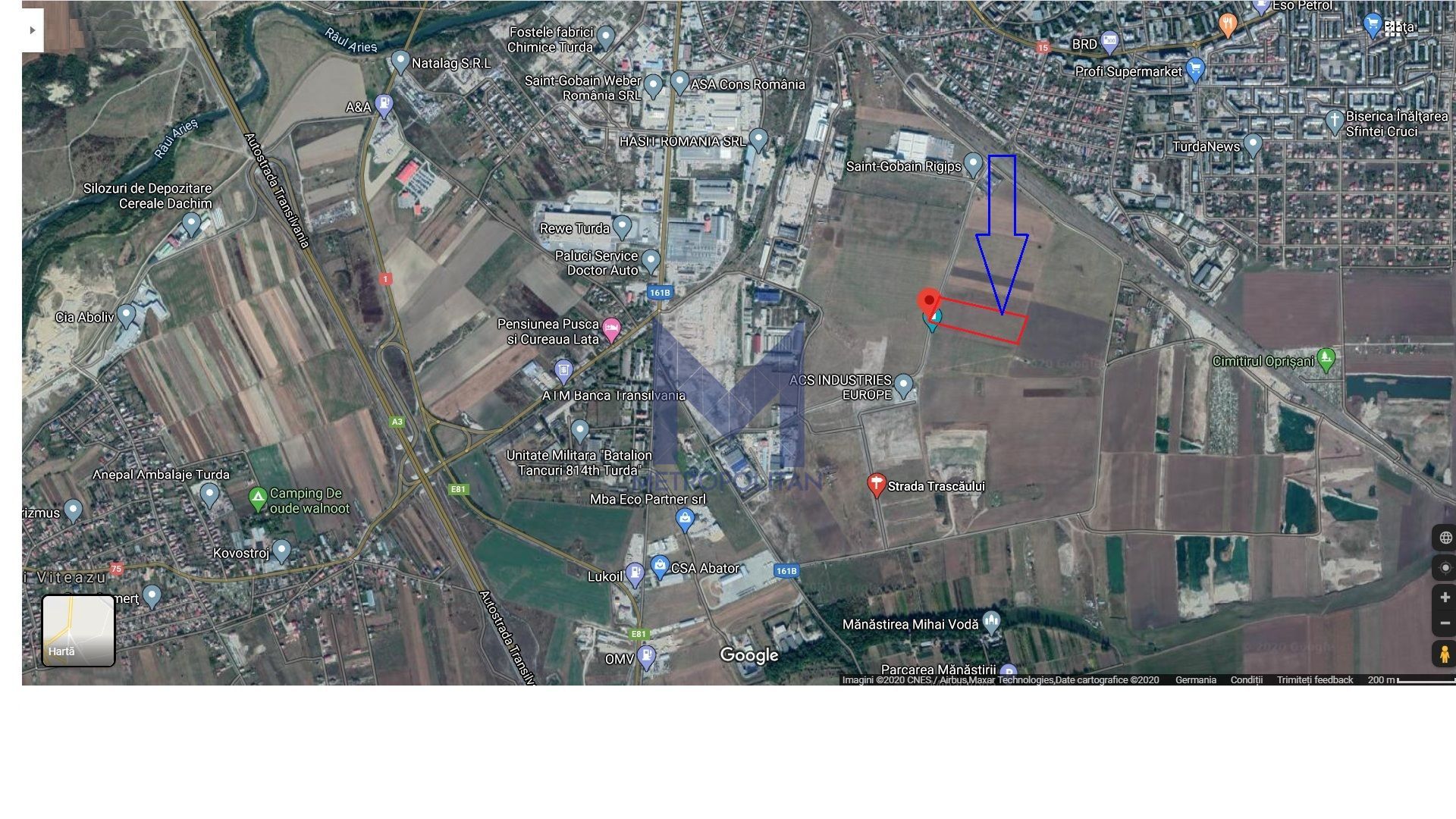 Teren 17.800 mp destinație industrială Turda lângă Autostradă - Poză 4
