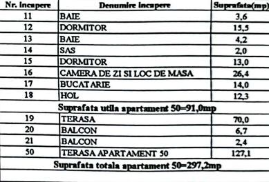 Penthouse cu 2 TERASE de 200 mp in SIBIU - Schiță 9