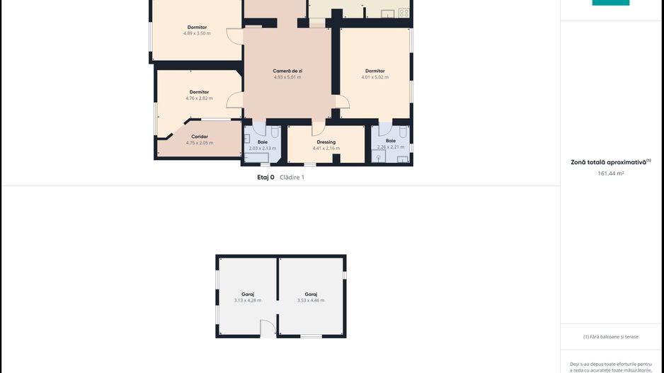 Casă individuală pe un nivel cu 5 camere, Lipova - Poză 18