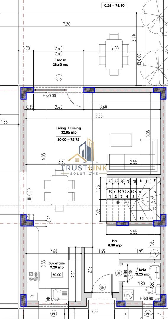 Complex rezidential 4 camere cu curte 240 mp Popești-Leordeni Ilfov - Poză 5