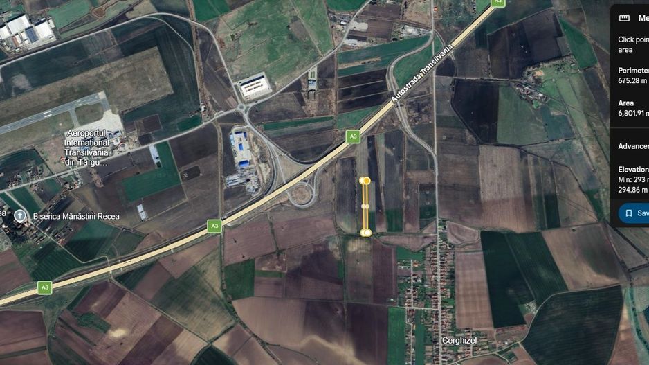 P 1192 - Teren de 6800 mp în jud. Mureș, Cerghid - Poză 1