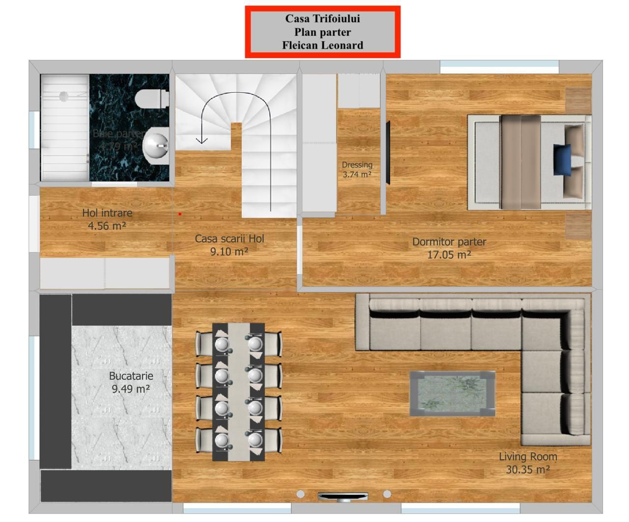 CASA INDIVIDUALA DRUMUL FERMEI, TOATE UTILTATILE, SMART, NOU, COMIS 0% - Schiță 4