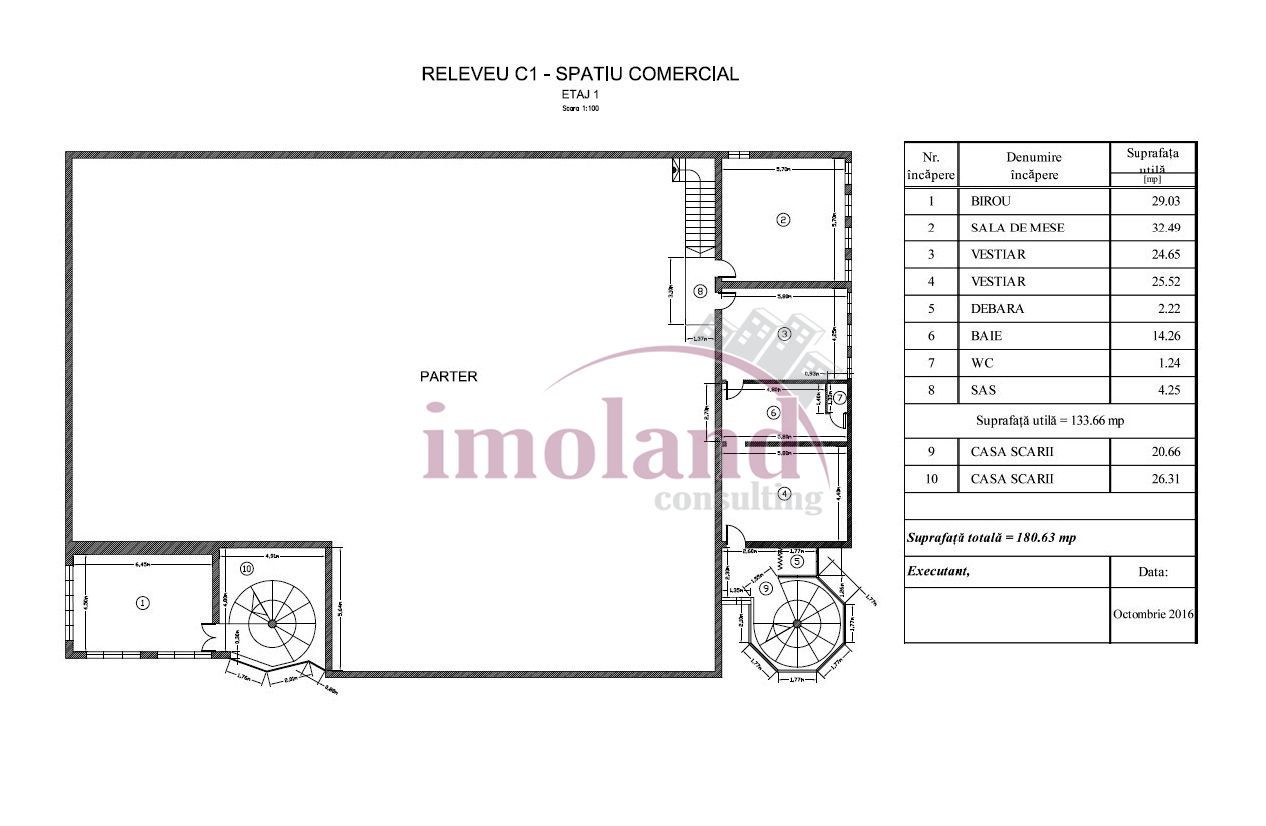 Cladire depozit-hala-birouri | teren 3110 mp - Pipera-OMV - Schiță 8