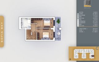 Apartament 3 camere-Duplex-Th. Pallady Sector 3 - Poză 3