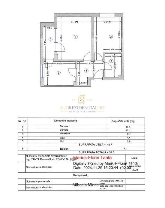 Apartament 2 camere, prima inchiriere, zona Grand Arena, Metalurgiei - Poză 16
