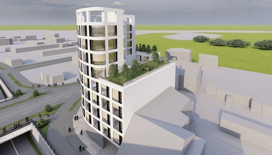 Teren ultracentral cu proiect P+8E avizat CMUAT | Dublu Front - Poză 1