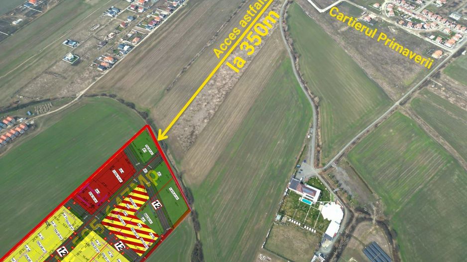 Teren intrare Sacalaz-45Euro/Mp - Poză 2