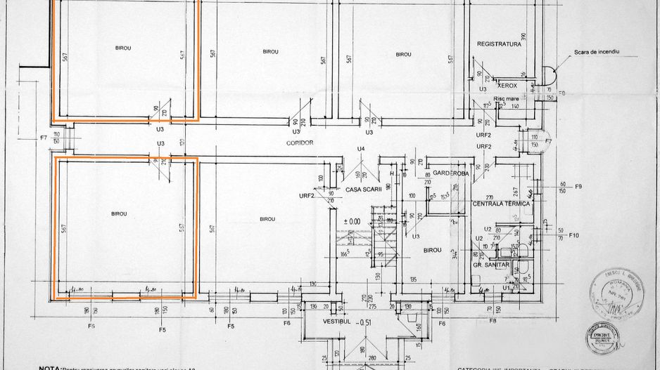 Zero comision, 50-100mp birou Grozavesti, pret accesibil, 8' metrou - Schiță 10