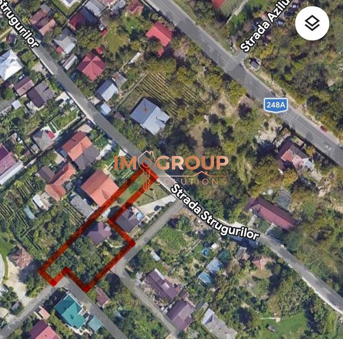 TEREN INTRAVILAN  1480mp + CASA - LA 2,7 KM DE PODU ROS - Poză 1