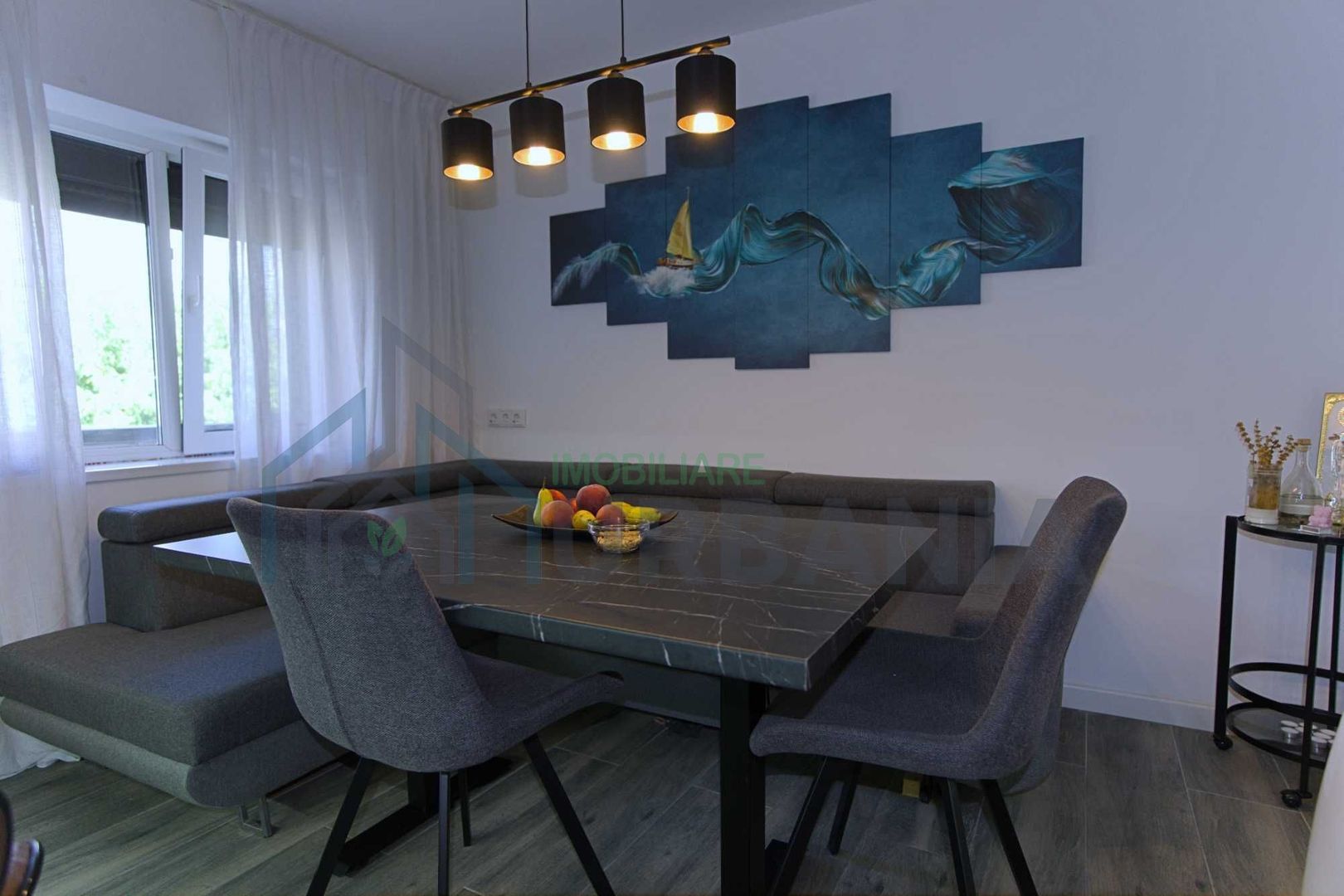 Apartament 3 camere, Podu-Iloaiei, etaj 2, complet mobilat și utilat - Poză 3