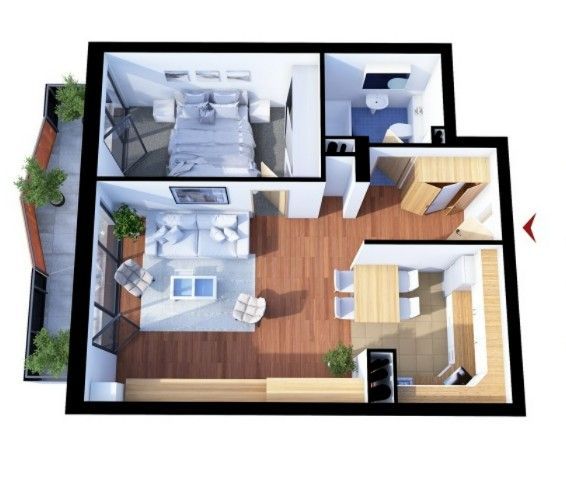 Apartament 2 camere, str Soporului in Grand Park Residence - Poză 14