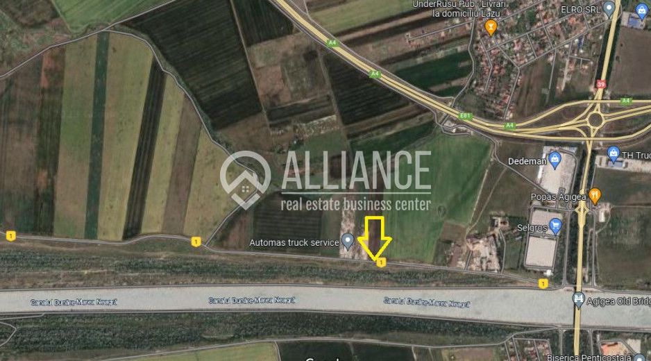 LAZU - SELGROS (Cod 01) Teren intravilan ideal hale depozitare. - Poză 1