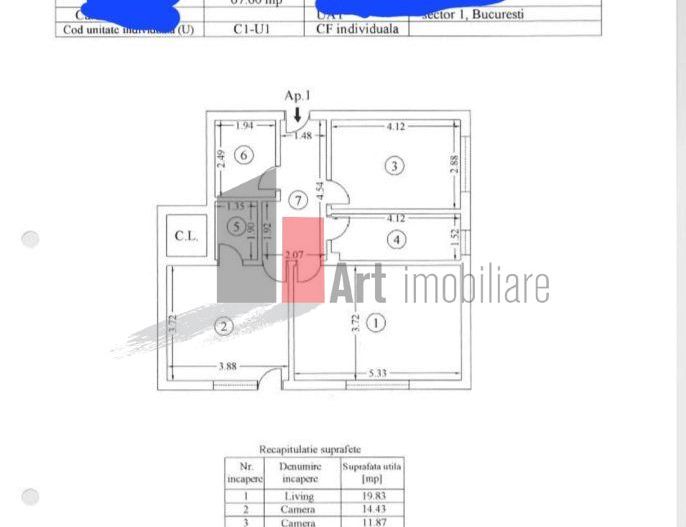 3 camere Bucurestii Noi - mobilat si utilat - Poză 9