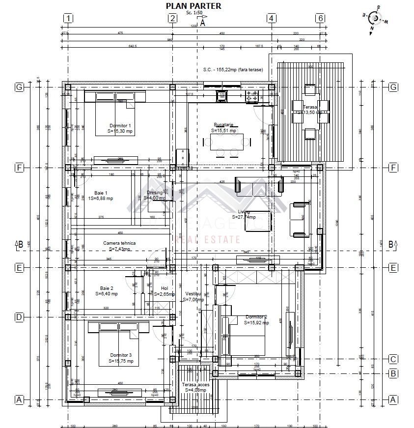 Casa pe parter | Balotești, lângă pădure - Schiță 10