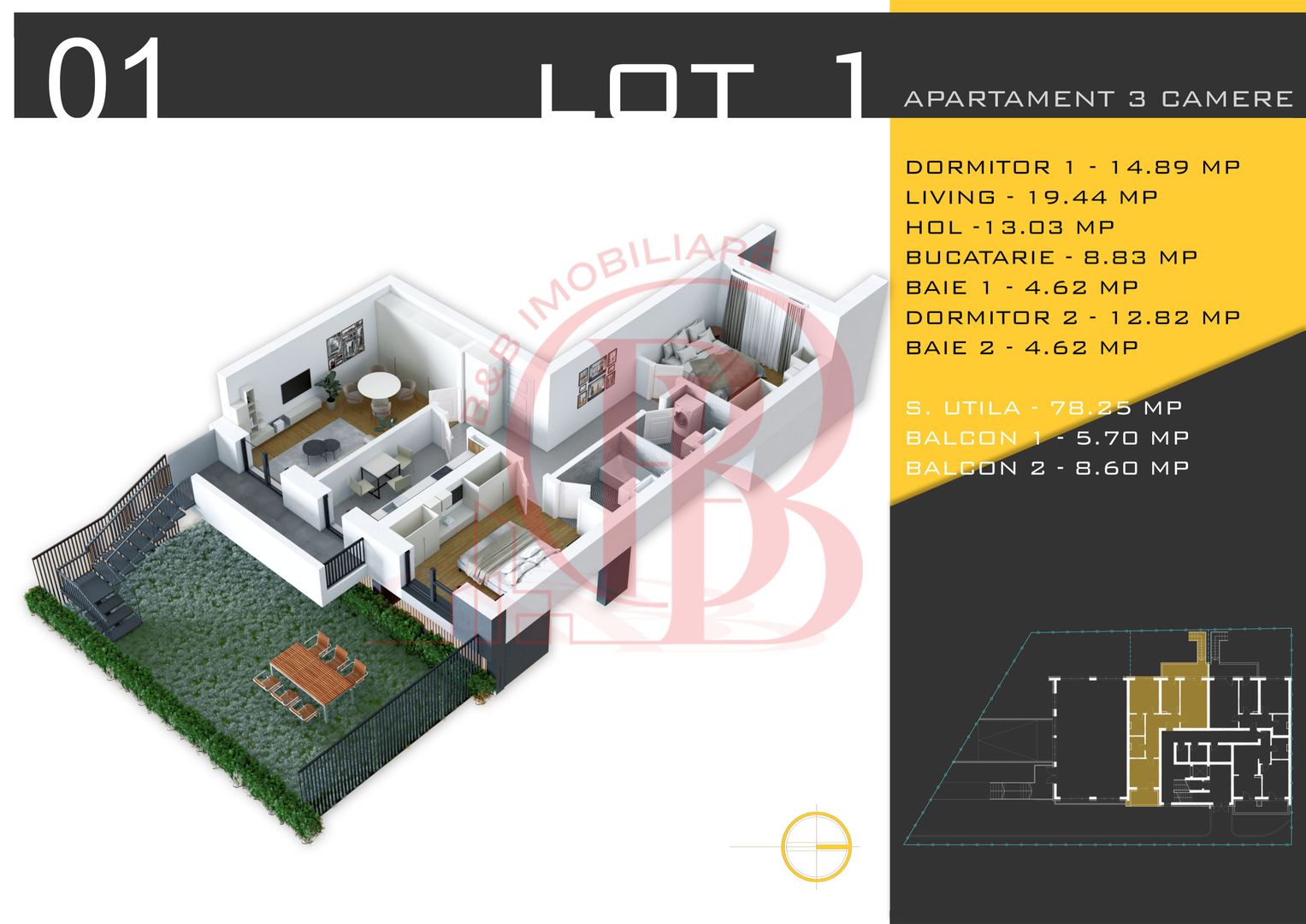3 camere cu gradina Titan Pallady  Metrou Nicolae Teclu - Schiță 6