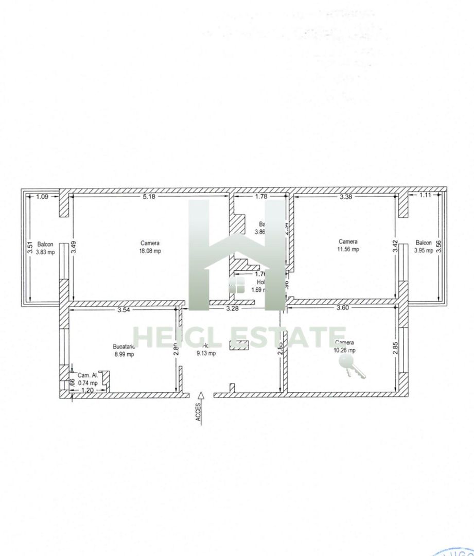 Apartament cu 3 camere in zona Soarelui - Poză 6