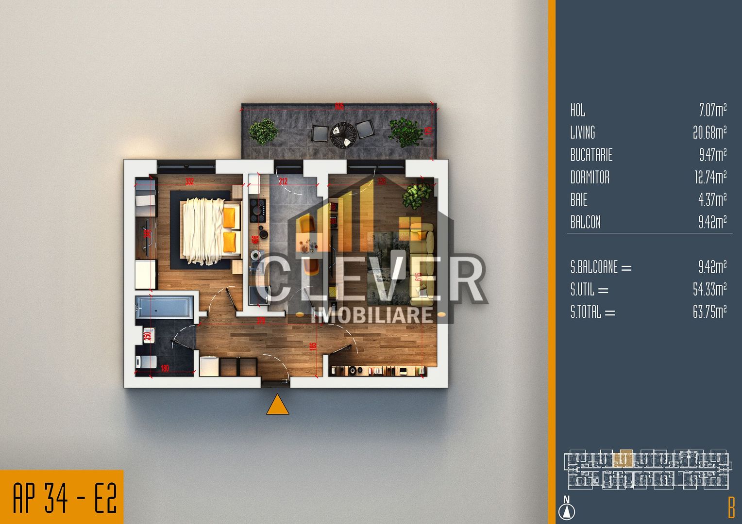 Apartament 2 Camere Theodor Pallady-Titan-Comision 0 - Poză 2