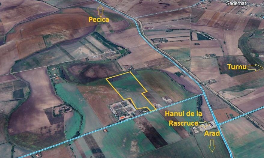 De vanzare Teren Extravilan comasat Santoma Arad, potential dezvoltare - Poză 2