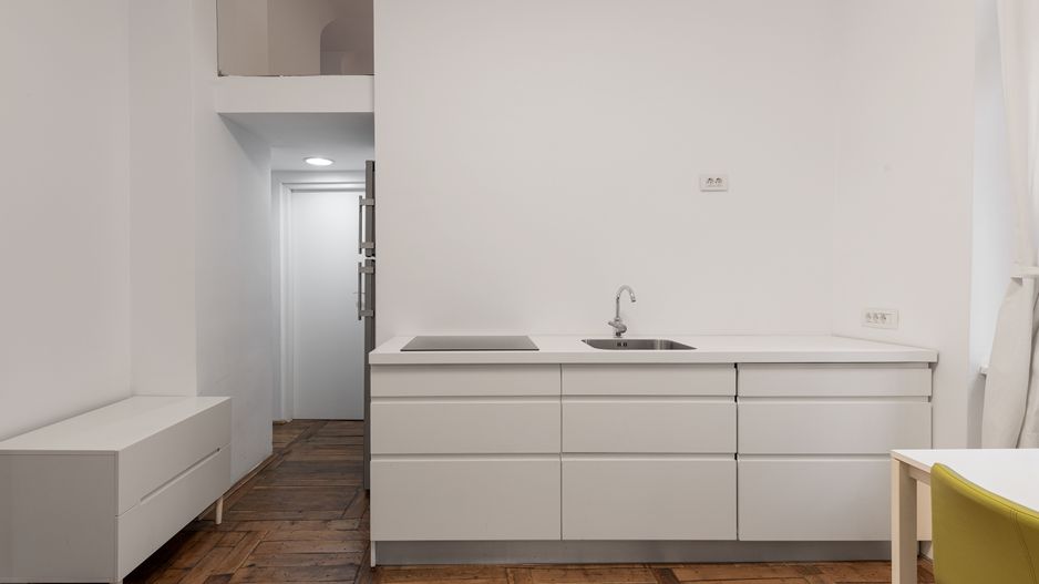 Apartament-galerie la kilometrul zero | 2 camere + mezanin, 2 băi - Poză 14