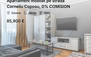 Apartament mobilat pe strada Corneliu Coposu, 0% COMISION - Poză 1