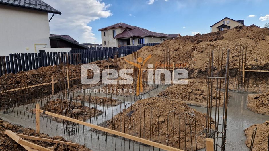 Teren 1000 mp cu proiect de casă, cu fundație turnată și utilități - Poză 10
