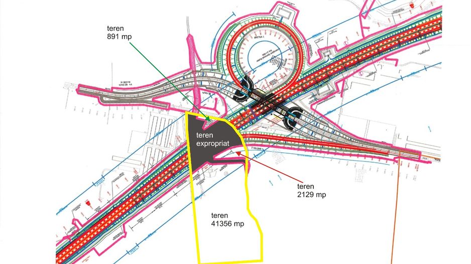 Terenuri Investitie 43485 mp Ungheni-Mures / Autostrada - Poză 1