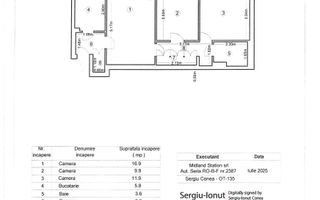 Comision 0% | 3 camere Mihai Bravu | Metrou Obor - Schiță 12