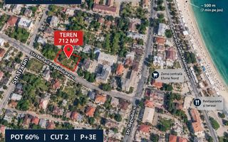 Teren intravilan 712 mp | Eforie Nord | Zonă centrală - Poză 1