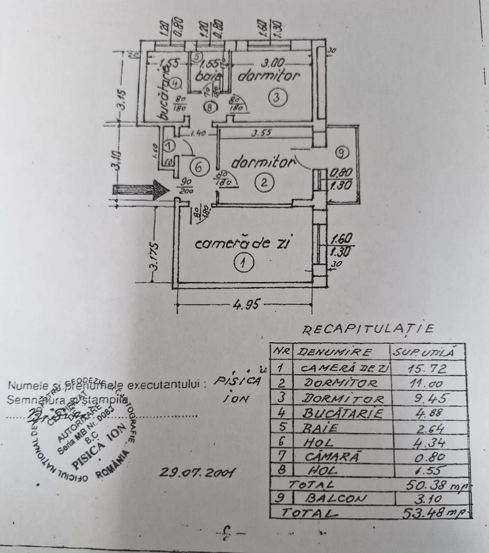 Apartament elegant cu trei camere, Drumul Gazarului, 99.900 € - Poză 11