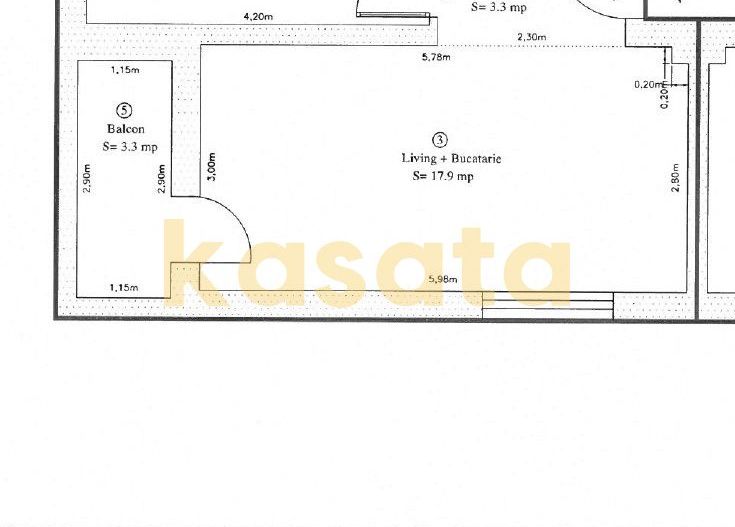 2 Camere 🏢 | Militari Residence📍 | Etaj intermediar | 🚗 disponibila - Schiță 9