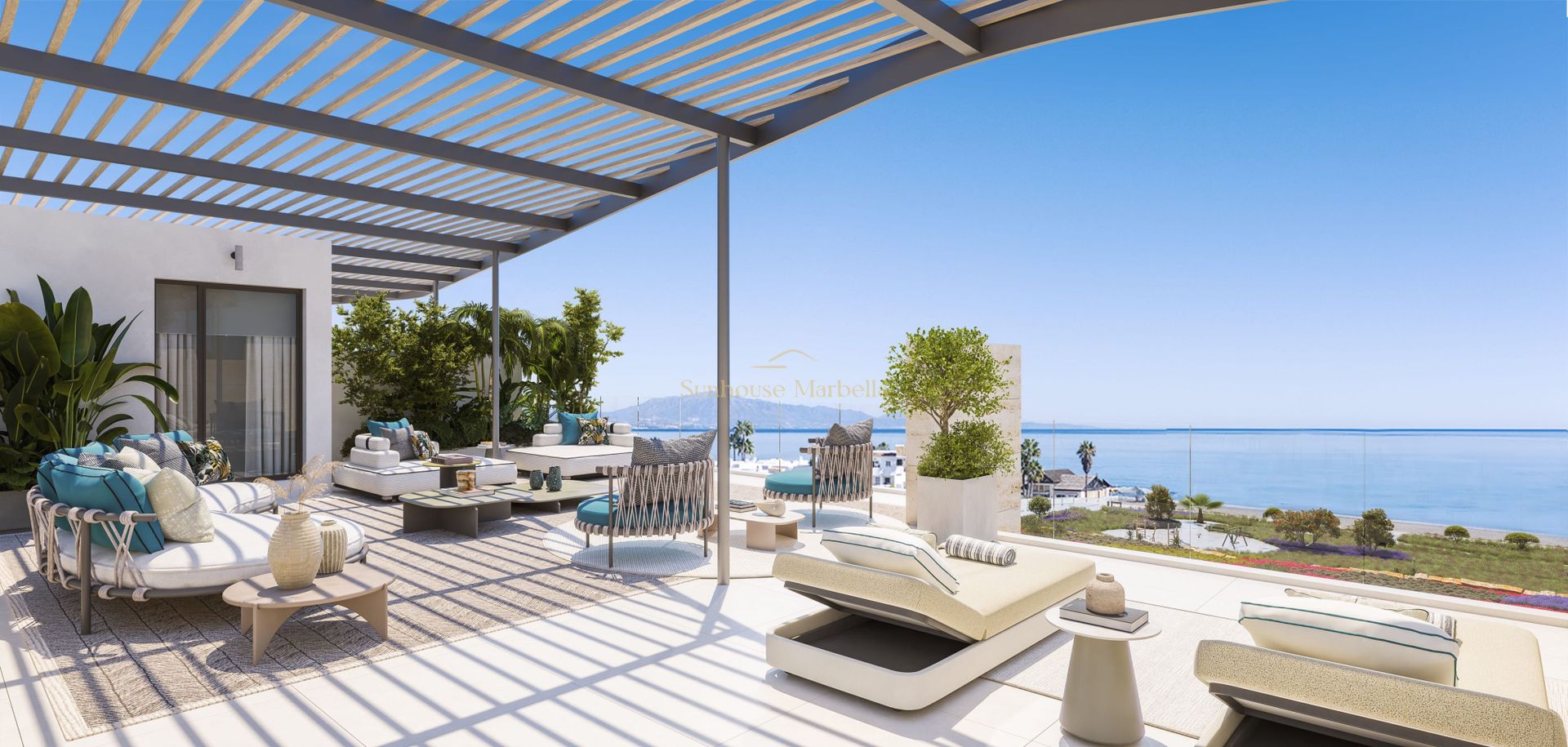 Duplex Penthouse 3 Dormitoare Manilva - Poză 1