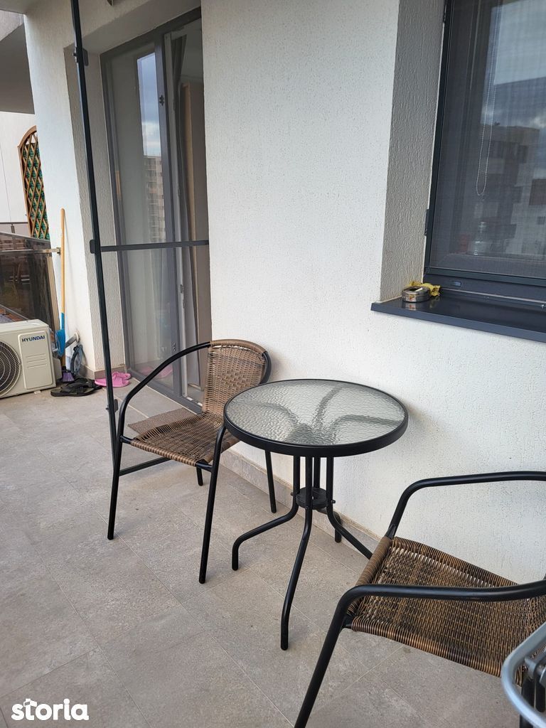 Garsoniera moderna, centrala proprie, balcon mare, Hills Brauner - Poză 3