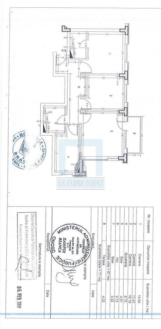 Apartament 3 camere + loc de parcare - zona Tractorul/Nicolae Labis - Poză 15