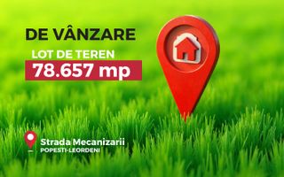 Teren extravilan 78.657 mp, deschidere de 480 ml, Popesti-Leordeni, If - Poză 1