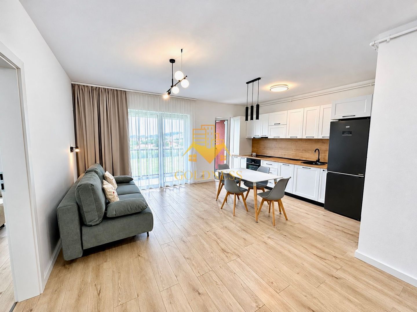 2 camere open space, Modern, Parcare, Oncos, Floresti - Poză 2