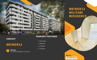 Garsoniera decomandata Direct Dezvoltator Weiner12 Residence - Poză 1