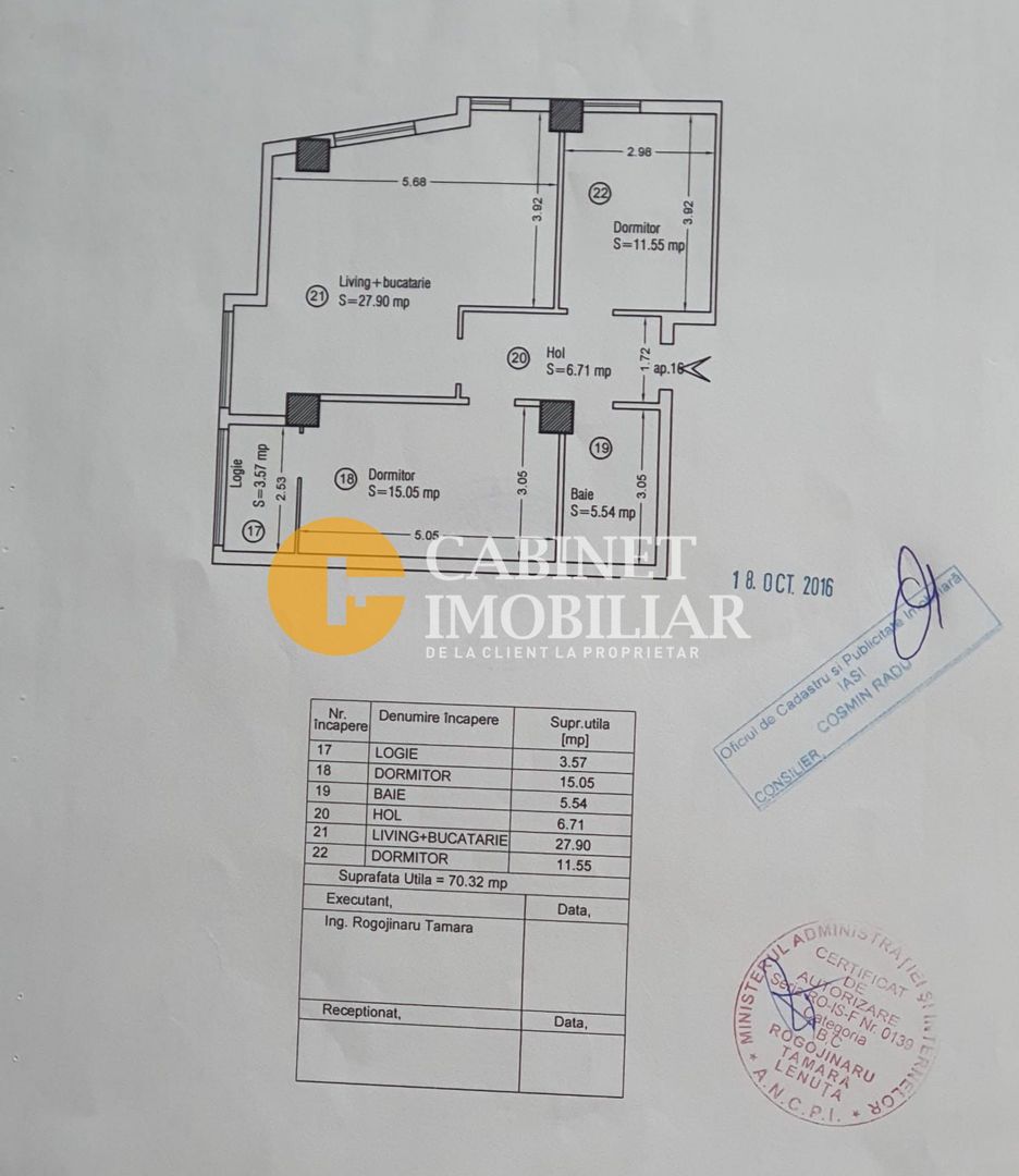 Tatarasi - 3 camere - etaj intermediar - loc de parcare - Mobilat si utilat - Poză 13