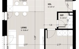 Kasper vânzare apartament de lux 2 camere nelocuit vedere libera spre Tâmpa - Poză 14