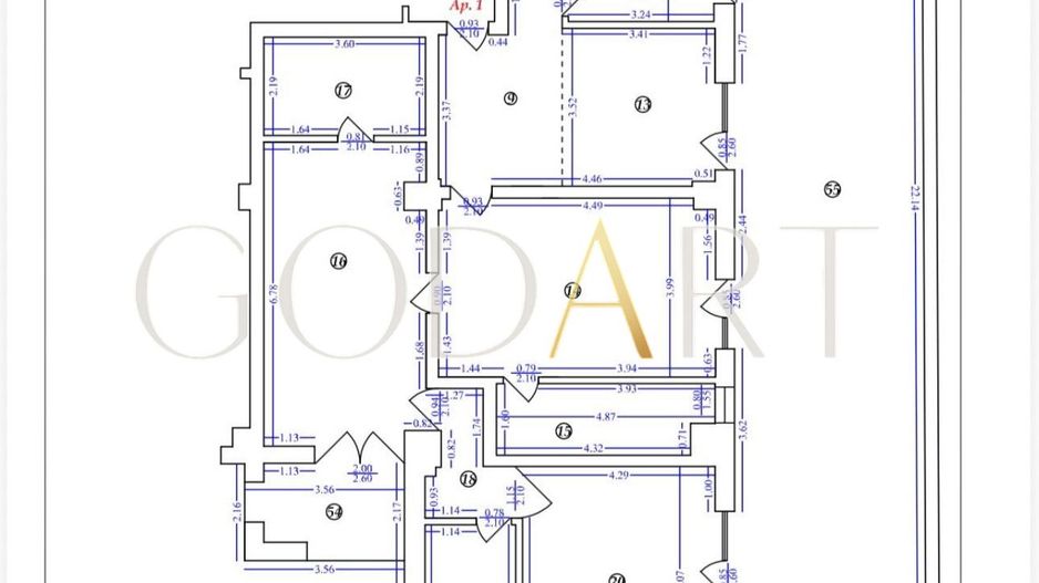 Apartament 4 camere | Bloc 2025 | Sisesti - Poză 1