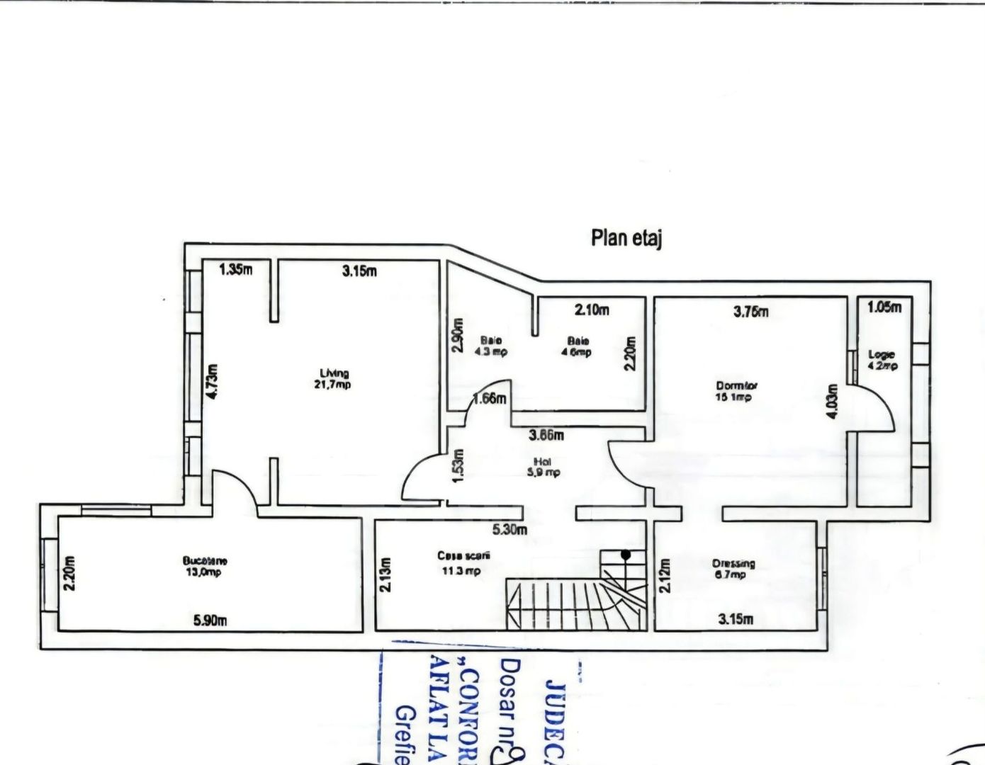 Apartament 2 camere / 72 mp / Terezian - Poză 17