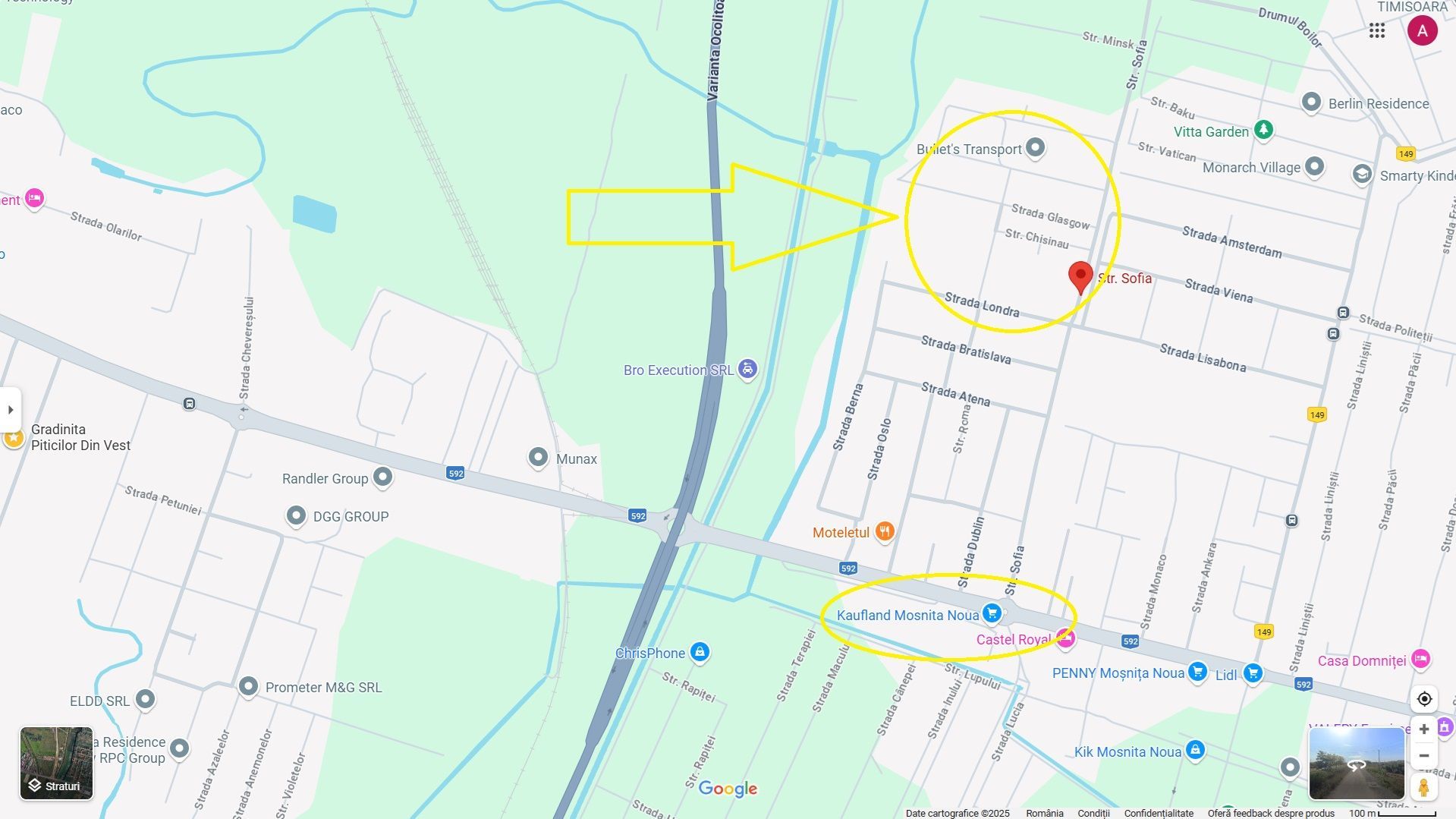 De vânzare teren 621 mp | Mosnița Nouă | Autorizație duplex | Utilități - Poză 1