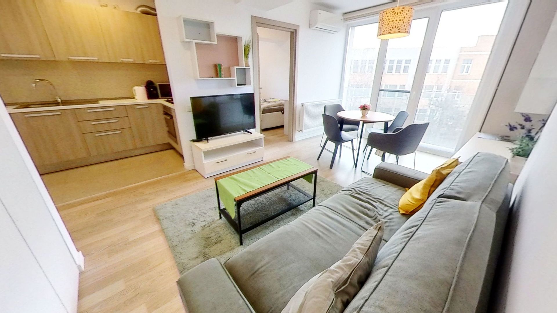 2 Camere 55mp 6Min Metrou Grozavesti Politehnica Park Orhideea Regie - Poză 1