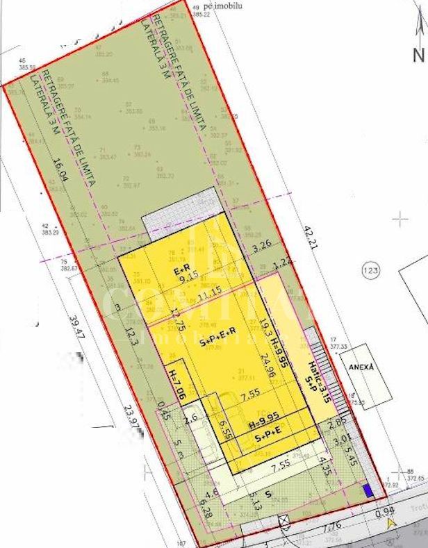 Teren autorizat pentru 2 unități locative cartierul Dâmbul Rotund - Poză 8