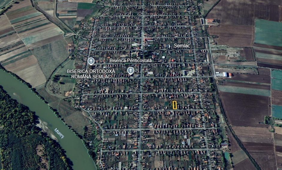 De vanzare Teren intravilan Semlac Arad 1344 mp - Poză 3