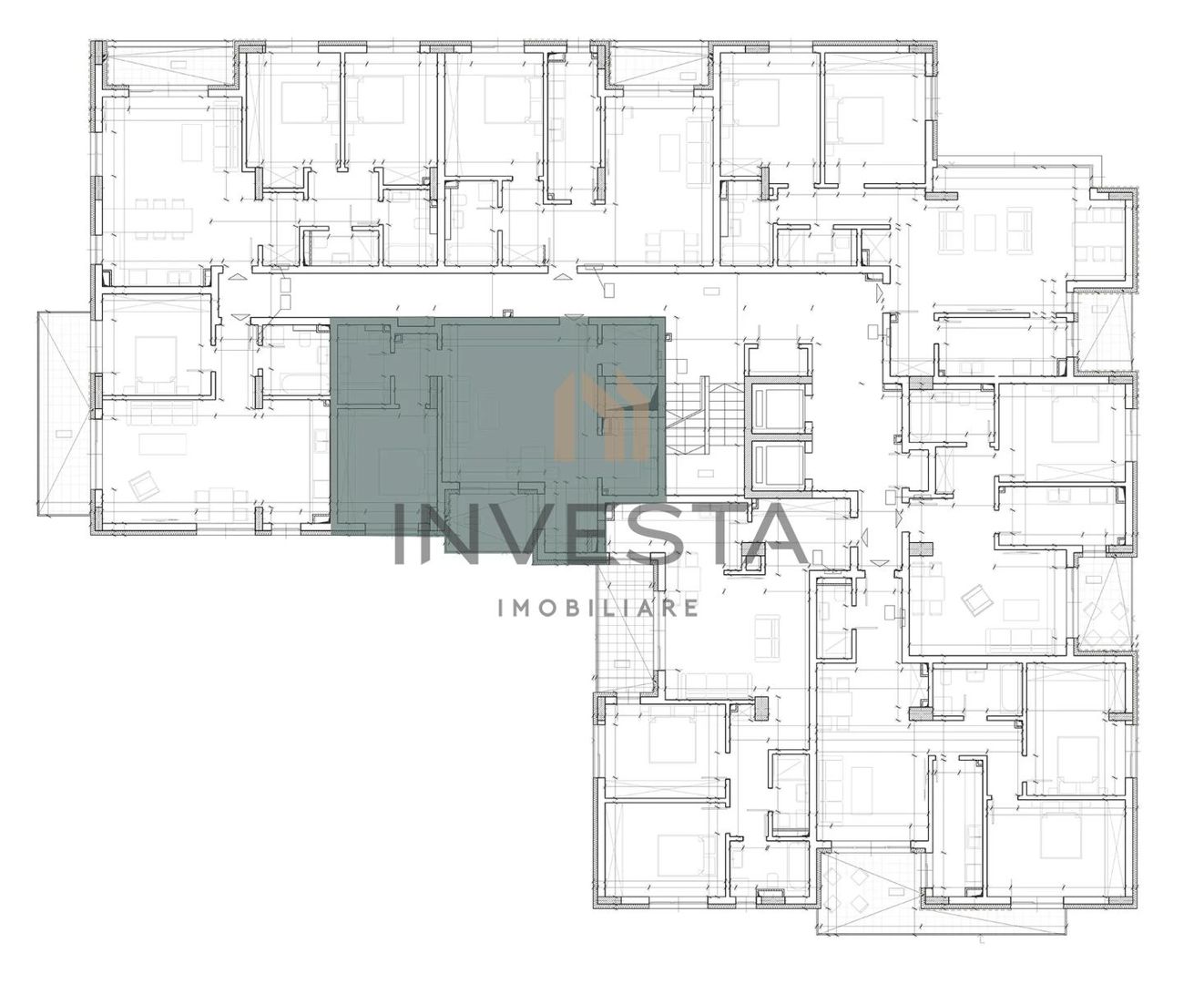 Apartament 2 camere de 61.95 mp, Constructie Premium, Andrei Muresanu! - Schiță 9