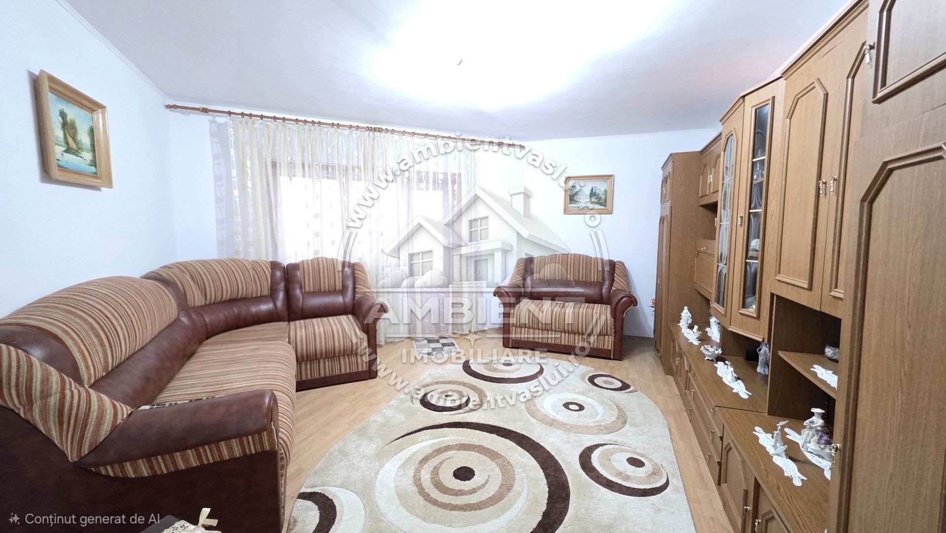 Apartament cu 2 camere, mobilat și utilat, cu GARAJ, VASLUI - zona AUROCOR GARĂ; - Poză 3