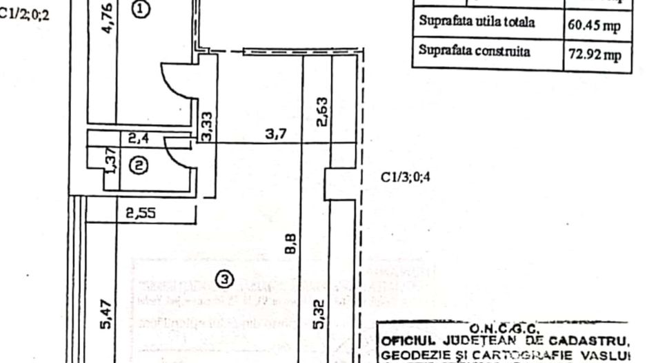 DE INCHIRIAT - Spatiu comercial/birouri, VASLUI - zona TRAIAN; - Poză 2