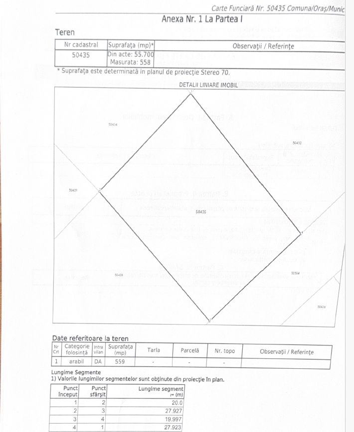 Teren 558 mp -de vanzare- Allegria Residence Popesti Leordeni - Glina - Poză 2