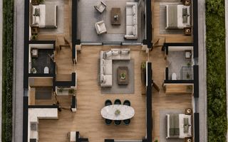 Proiect Inedit |Casa singulara model U - Poză 4