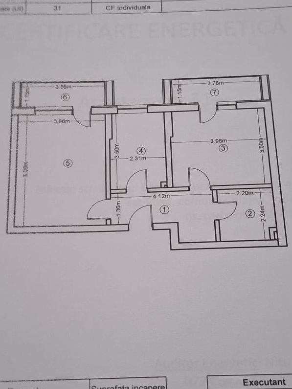 Apartament 2 camere bloc nou cu parcare, Apusului Residential, Pacii - Schiță 8